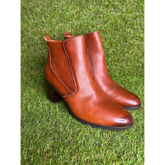 Naturalizer‎ Brown Leather Laura Booties 9.5 - Picture 2 of 12